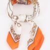 Multi Print Bandana Scarf – Ornate Motif Accent