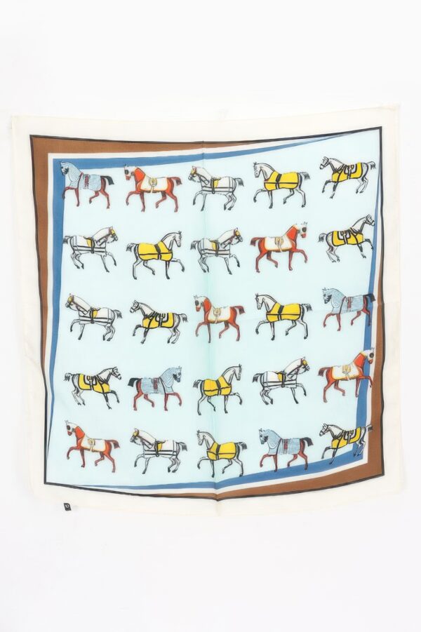 Multi Print Bandana with Equestrian Motifs
