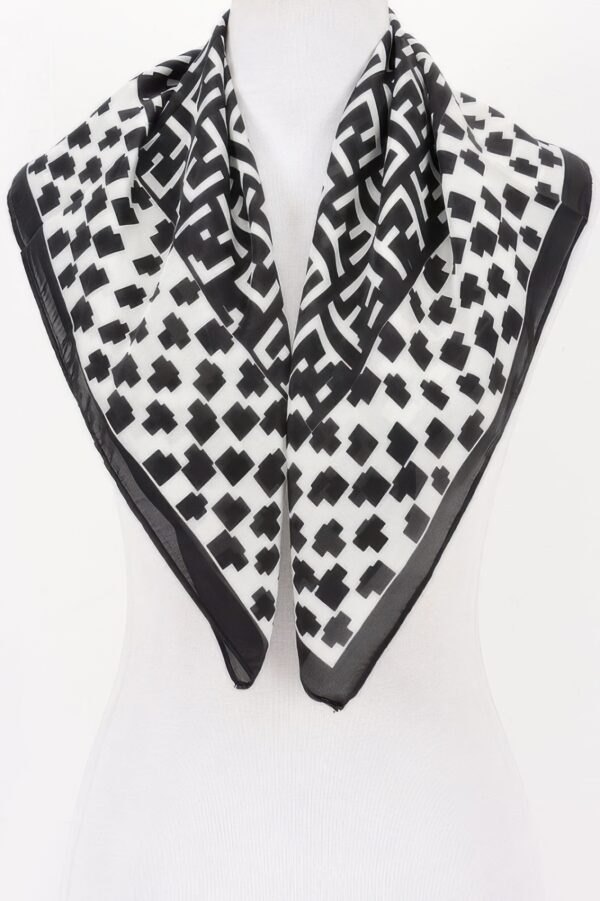 Multi-Print Geometric Bandana – Lightweight Accent