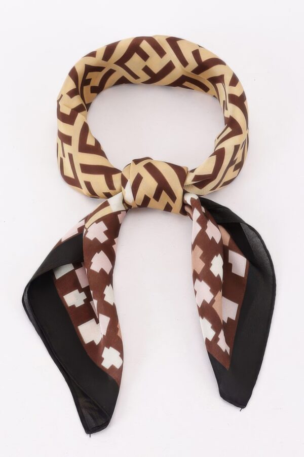 Multi-Print Geometric Bandana – Lightweight Accent