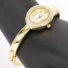 Oval Crystal Cuff Watch – Sparkling Oval Dial