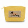 Holiday Patch Cosmetic Pouch – Vintage Palm Tree Accent