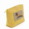 Holiday Patch Cosmetic Pouch – Vintage Palm Tree Accent