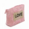 Holiday Patch Cosmetic Pouch – Vintage Palm Tree Accent