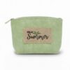 Holiday Patch Cosmetic Pouch – Vintage Palm Tree Accent