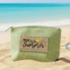 Holiday Patch Cosmetic Pouch – Vintage Palm Tree Accent