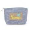 Holiday Patch Cosmetic Pouch – Vintage Palm Tree Accent