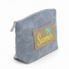 Holiday Patch Cosmetic Pouch – Vintage Palm Tree Accent