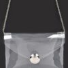 Clear PVC Clutch with Statement Metal Buckle