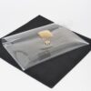 Clear PVC Flap Clutch with Metal Trim