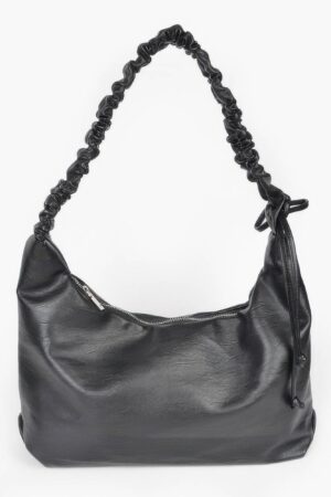Faux Leather Hobo Bag – Soft Structured Silhouette