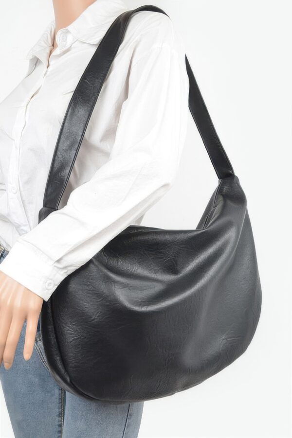 Faux Leather Hobo Bag – Tall Slim Silhouette