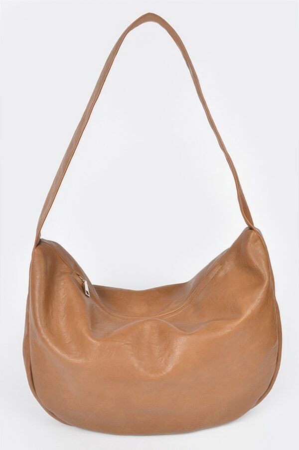 Faux Leather Hobo Bag – Tall Slim Silhouette