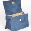 Denim Top-Handle Crossbody Bag – Mixed Metal Hardware