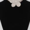 Flower Pearl Triple Wrap Necklace – Layered Floral Pearls