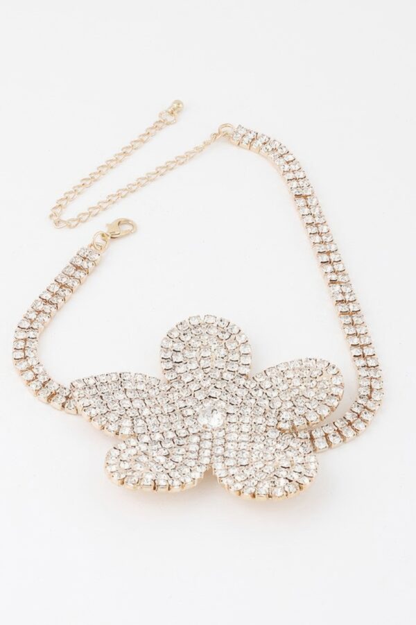 Flower Pearl Triple Wrap Necklace – Layered Floral Pearls