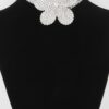 Flower Pearl Triple Wrap Necklace – Layered Floral Pearls