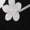 Flower Pearl Triple Wrap Necklace – Layered Floral Pearls