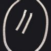 Stone Necklace Set – Layered Textured Accents