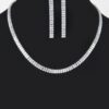 Stone Necklace Set – Layered Textured Accents
