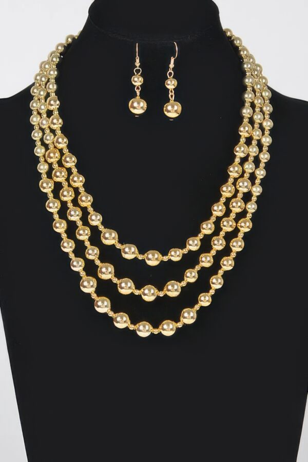 CCB Ball Necklace Set – Smooth Sphere Layering
