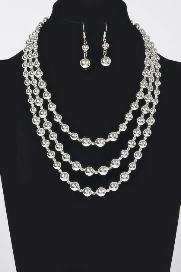 CCB Ball Necklace Set – Smooth Sphere Layering