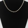 Short Metal Ball Bead Necklace – Polished 18 inch