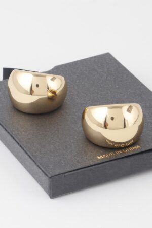 Huggie Hoop Earrings – Sleek Polished Mini Hoops