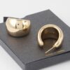 Huggie Hoop Earrings – Sleek Polished Mini Hoops