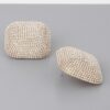 Rhinestone Glitter Statement Earrings – 1.5 in