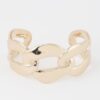 Openwork Cuff Bracelet – Sculptural Cutout Design