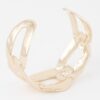 Openwork Cuff Bracelet – Sculptural Cutout Design