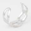 Openwork Cuff Bracelet – Sculptural Cutout Design