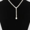Sleek Y Necklace with Polished Finish – 16-inch