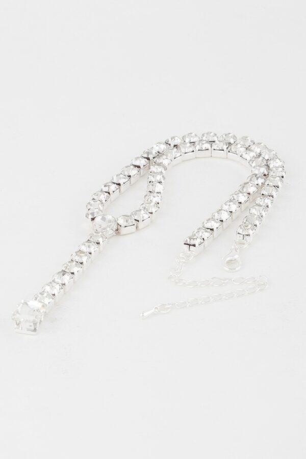 Sleek Y Necklace with Polished Finish – 16-inch