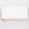Fluffy Foldable Hand Clutch – Faux Fur Accent