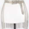 Rhinestone Fringe Belt – Cascading Sparkle