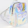 Hologram PVC Backpack – Structured Compact Silhouette
