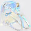 Hologram PVC Backpack – Structured Compact Silhouette
