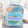 Hologram PVC Backpack – Structured Compact Silhouette