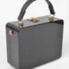 Pop Star Acrylic Box Clutch – Mixed Metal Accents