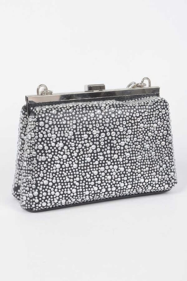Hotfix Rhinestone Clutch – Structured Sparkle