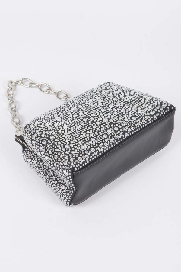 Hotfix Rhinestone Clutch – Structured Sparkle