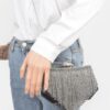 Rhinestone Fringe Party Clutch – Structured Sparkle