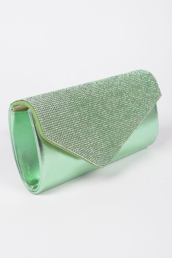 Rhinestone Party Clutch – Structured Evening Bag