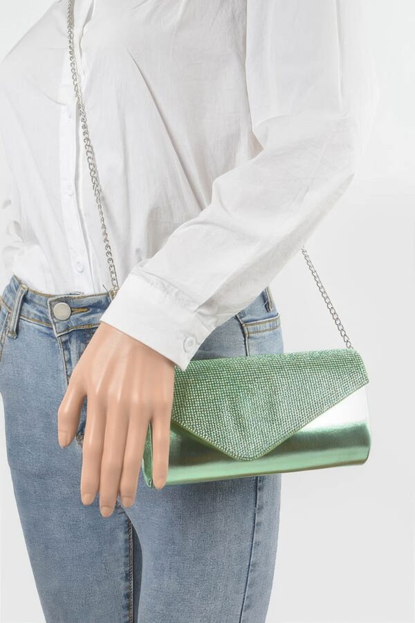 Rhinestone Party Clutch – Structured Evening Bag