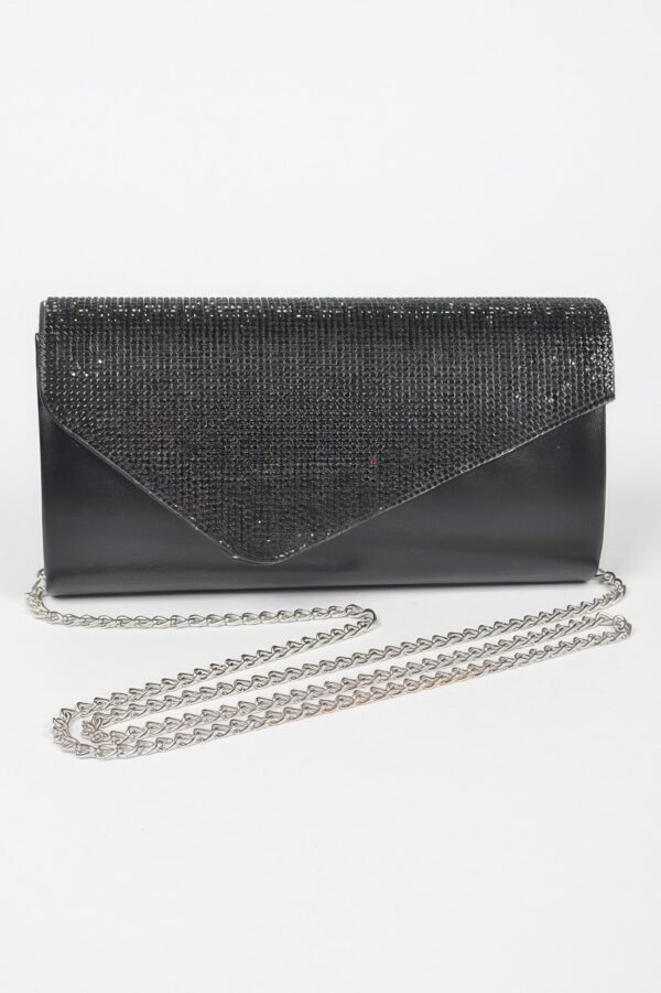 Rhinestone Party Clutch – Structured Evening Bag