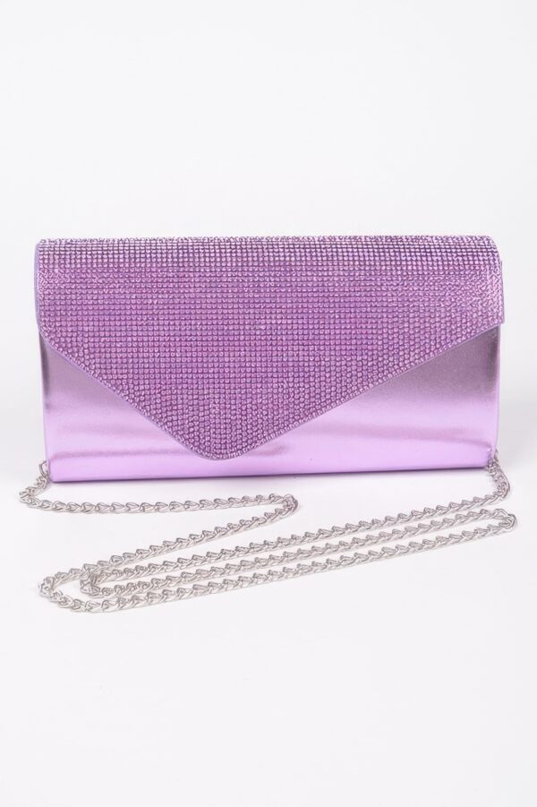 Rhinestone Party Clutch – Structured Evening Bag