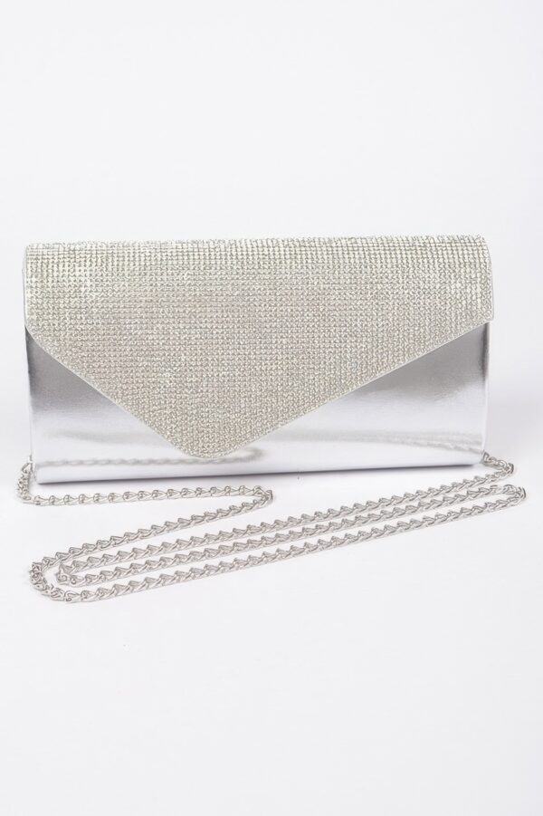 Rhinestone Party Clutch – Structured Evening Bag