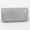 Rhinestone-Embellished Party Clutch – Structured PU